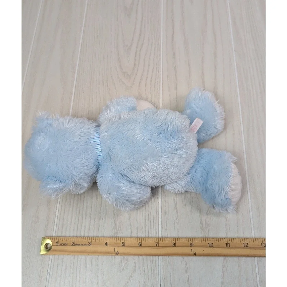 Ty Classic Sweet Baby My First Teddy Bear Blue Plush Ribbon Bow READ
